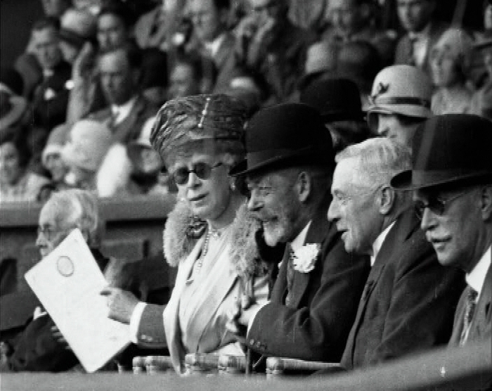 Queen Mary of Teck watching Wimbledon